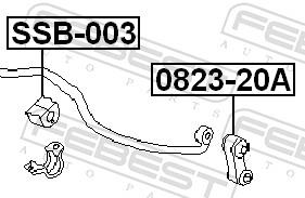 FEBEST SSB-003 EAN: 4056111007236.