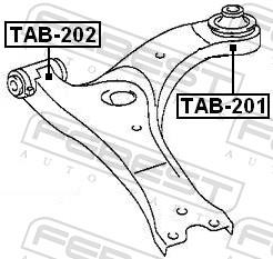 FEBEST TAB-201 EAN: 4056111005089.