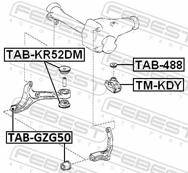 FEBEST TAB-GZG50 EAN: 4056111120485.