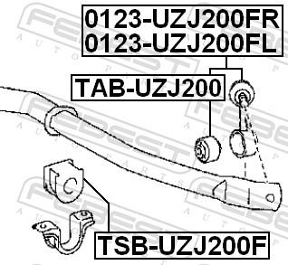 FEBEST TAB-UZJ200 EAN: 4056111075709.