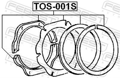 FEBEST TOS-001S EAN: 4056111020969.