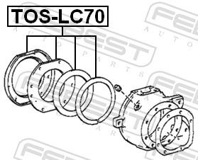 FEBEST TOS-LC70 EAN: 4056111075969.