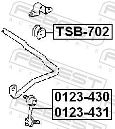 FEBEST TSB-702 EAN: 4056111000947.