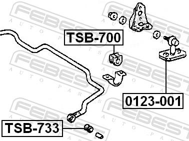 FEBEST TSB-733 EAN: 4056111000695.