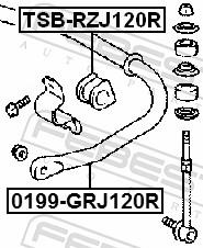 FEBEST TSB-RZJ120R EAN: 4056111018140.