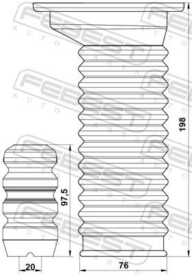 FEBEST TSHB-ADT250F-KIT EAN: 4056111146126.