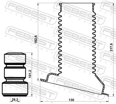 FEBEST TSHB-ZCA25F-KIT EAN: 4056111146461.