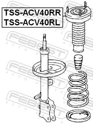 FEBEST TSS-ACV40RR EAN: 4056111038131.