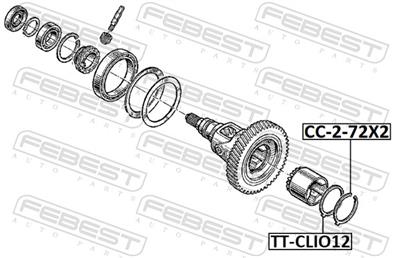 FEBEST TT-CLI012 EAN: 4056111125831.