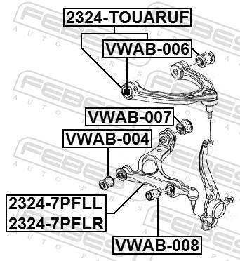 FEBEST VWAB-008 EAN: 4056111028224.