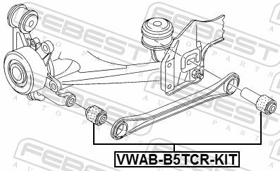 FEBEST VWAB-B5TCR-KIT EAN: 4056111127217.