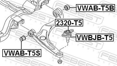 FEBEST VWAB-T5S EAN: 4056111048079.