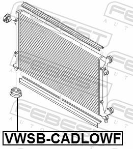 FEBEST VWSB-CADLOWF EAN: 4056111126654.
