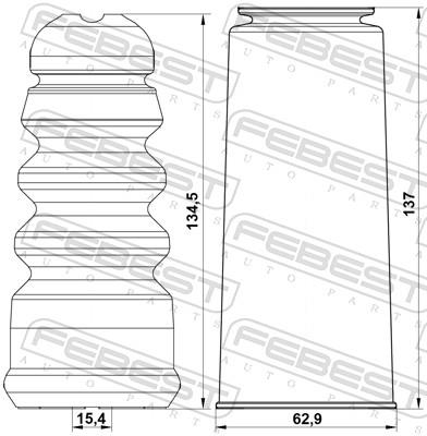 FEBEST VWSHB-B5R-KIT EAN: 4056111146522.