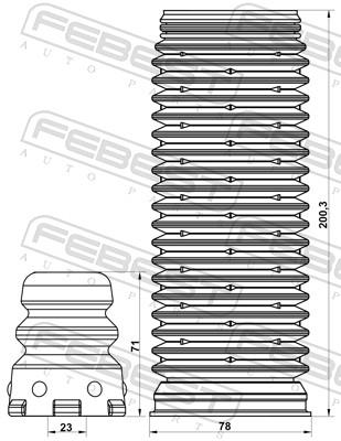 FEBEST VWSHB-CCF-KIT EAN: 4056111146539.