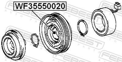 FEBEST WF35550020 EAN: 4056111011042.