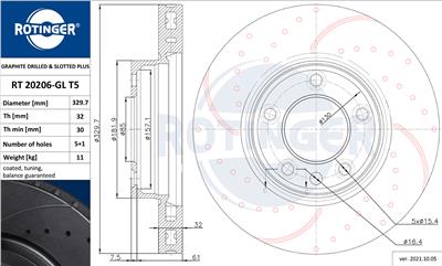 ROTINGER RT 20206-GL T5 Číslo výrobce: 20206-GL/T5. EAN: 5901436371571.