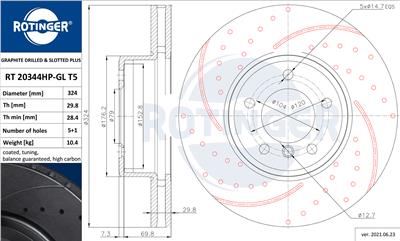 ROTINGER RT 20344HP-GL T5 Číslo výrobce: 20344HP-GL/T5. EAN: 5901436372134.