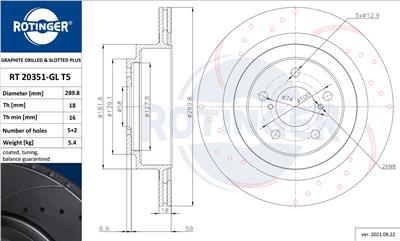 ROTINGER RT 20351-GL T5 Číslo výrobce: 20351-GL/T5. EAN: 5901436354598.