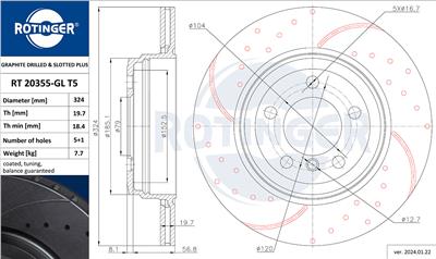 ROTINGER RT 20355-GL T5 Číslo výrobce: 20355-GL/T5. EAN: 5901436372233.