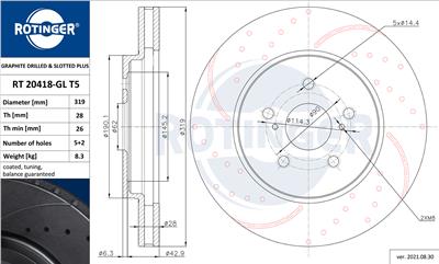 ROTINGER RT 20418-GL T5 Číslo výrobce: 20418-GL/T5. EAN: 5901436372585.