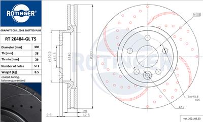 ROTINGER RT 20484-GL T5 Číslo výrobce: 20484-GL/T5. EAN: 5901436372752.