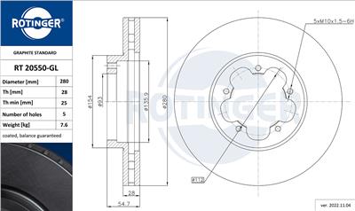 ROTINGER RT 20550-GL Číslo výrobce: 20550-GL. EAN: 5901436376019.