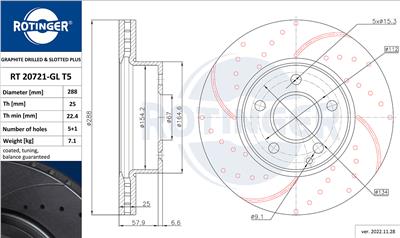 ROTINGER RT 20721-GL T5 Číslo výrobce: 20721-GL/T5. EAN: 5901436373223.