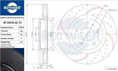 ROTINGER RT 20755-GL T5 Číslo výrobce: 20755-GL/T5. EAN: 5901436353294.