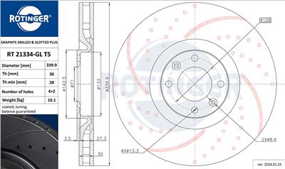ROTINGER RT 21334-GL T5 Číslo výrobce: 21334-GL/T5. EAN: 5901436306788.