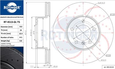 ROTINGER RT 4513-GL T5 Číslo výrobce: 4513-GL/T5. EAN: 5901436354581.