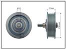 CAFFARO 500407 - Vratná/vodiaca kladka rebrovaného klinového remeňa