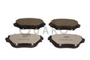 QUARO QP7092C QUARO SILVER CERAMIC - Sada brzdových platničiek, vždy 4 kusy v sade