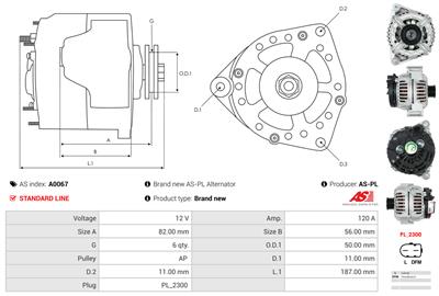 AS-PL A0067 EAN: 5901259400977.