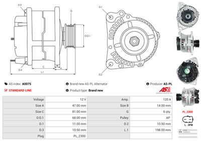 AS-PL A0075 EAN: 5901259401073.