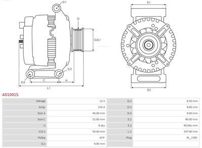 AS-PL A01001S
