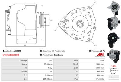 AS-PL A01023S EAN: 5902129237396.