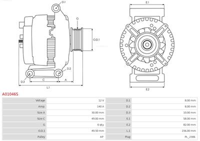 AS-PL A01046S