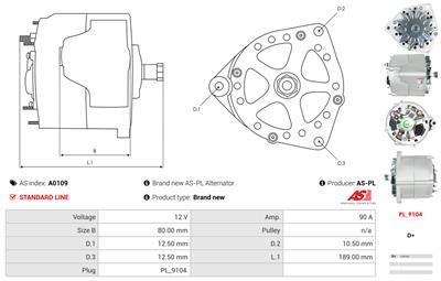 AS-PL A0109 EAN: 5901259401479.