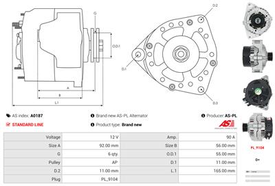 AS-PL A0187 EAN: 5901259402346.