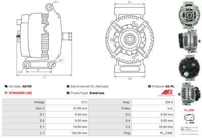 AS-PL A0199 EAN: 5901259402476.
