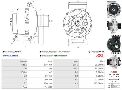 AS-PL A0211PR EAN: 5902129101994.