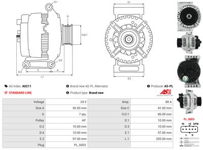 AS-PL A0211 EAN: 5901259402629.