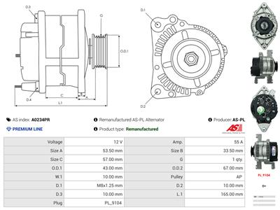 AS-PL A0234PR EAN: 5902129034216.