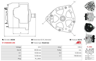 AS-PL A0258 EAN: 5901259458039.