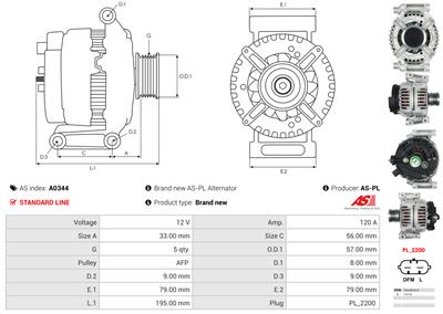 AS-PL A0344 EAN: 5901259478570.