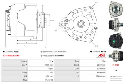 AS-PL A0367 EAN: 5901259489446.