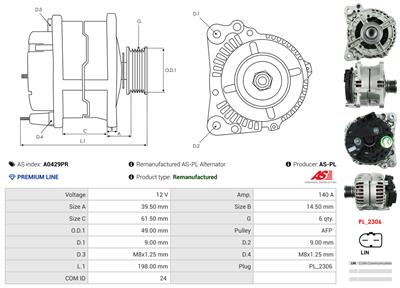 AS-PL A0429PR EAN: 5902129027133.