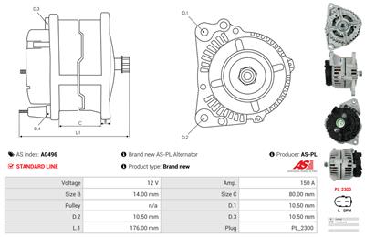AS-PL A0496 EAN: 5902129028505.
