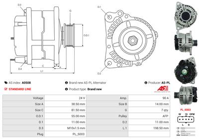 AS-PL A0508 EAN: 5902129028451.